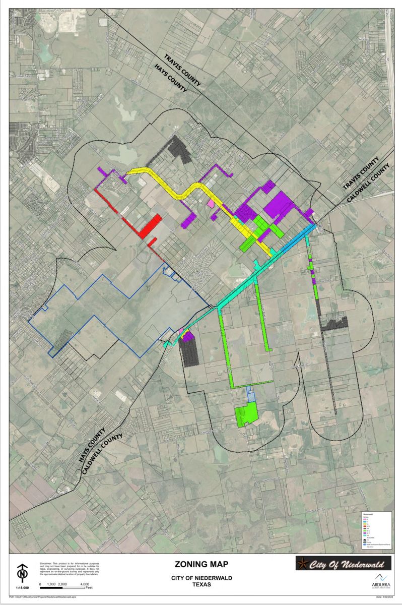 Map of City and ETJ | City of Niederwald